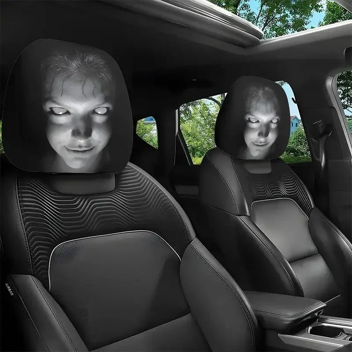 SpookySeat™ Halloween Horror Face Car Headrest Covers