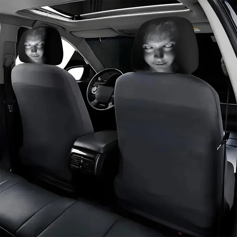 SpookySeat™ Halloween Horror Face Car Headrest Covers